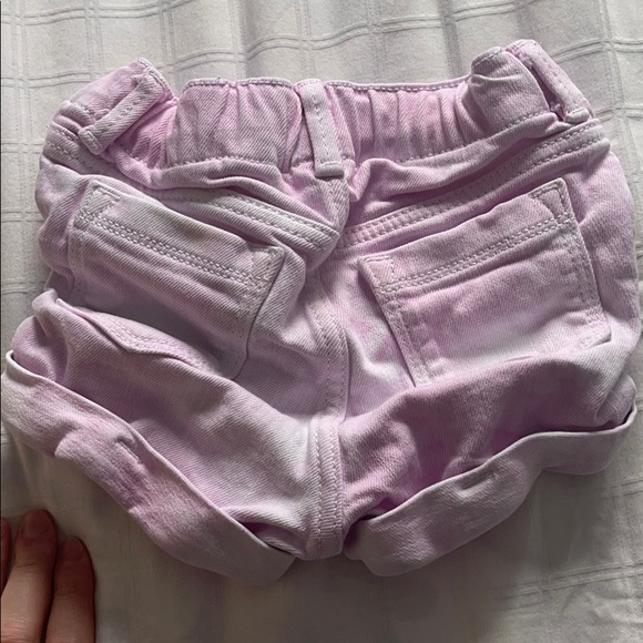 Pink denim jeans with cuff - Picture 3 of 4